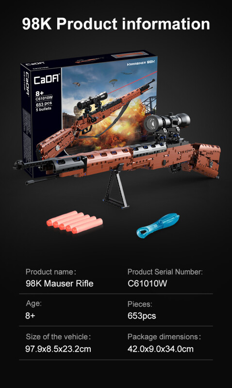 3b7abd5017b414c04df1f8627bc95895 CaDA Karabiner 98K Musket C61010W
