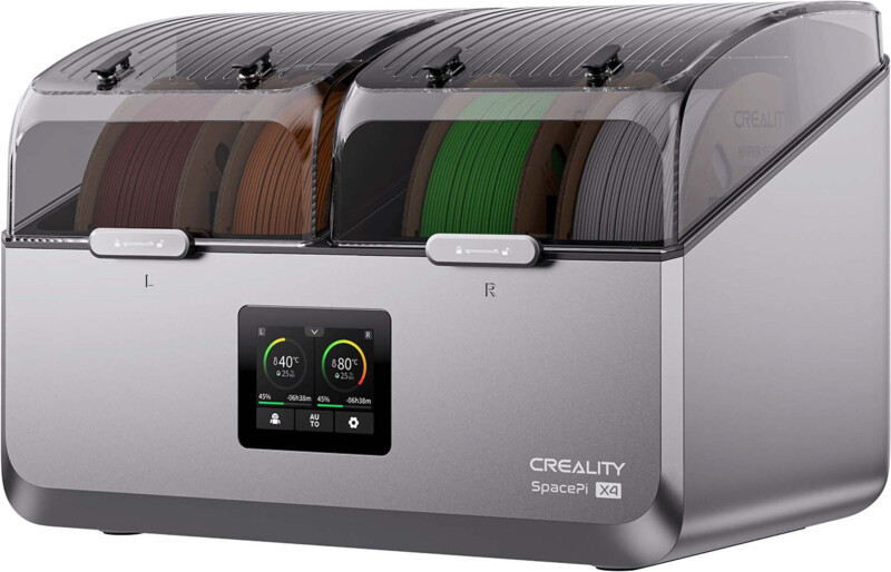 CREALITY Sušilec filamenta Space Pi X4 [Kapaciteta 4 role, 45 - 85°, 1-48 ur]