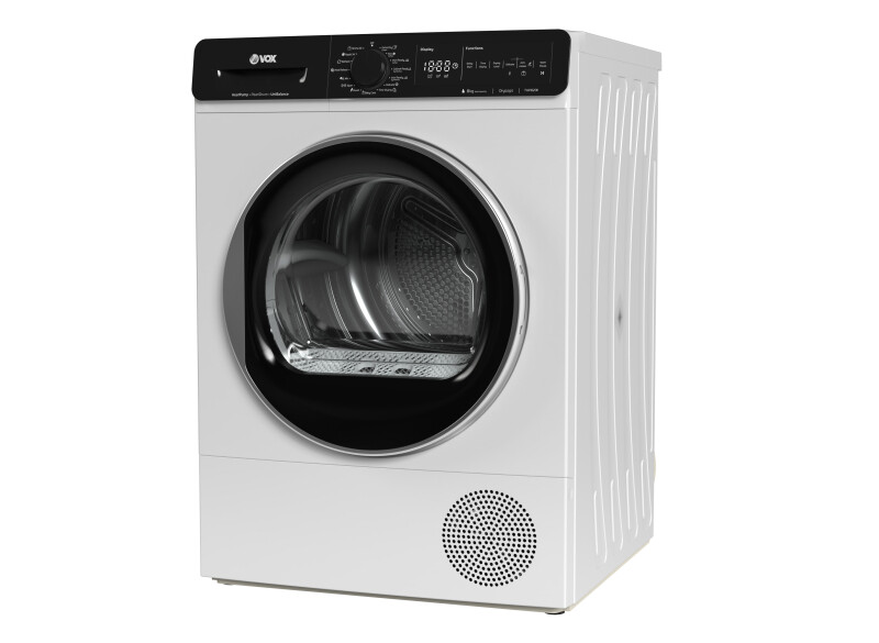 VOX kond. sušilni stroj THP 820 E [E, 8 kg, 15 prog., toplotna črpalka]