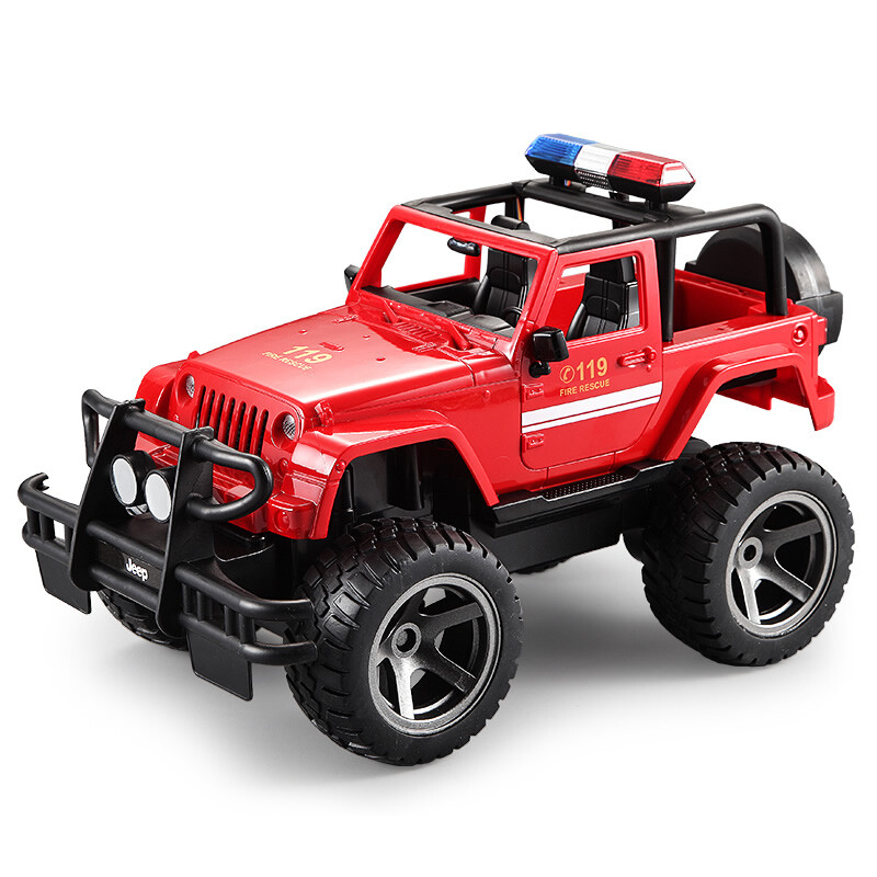 ea62e809efc899a4d907d13d8f5e4578 Double E Jeep gasilsko reševalno vozilo RC, 1:12