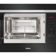 AMICA vgradna mikr. pečica AMGB20E2GB F-TYPE [20l, grill, 700W, črna]